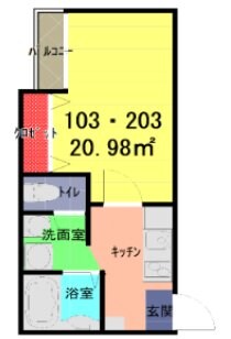さくらひなたのsentieroの物件間取画像
