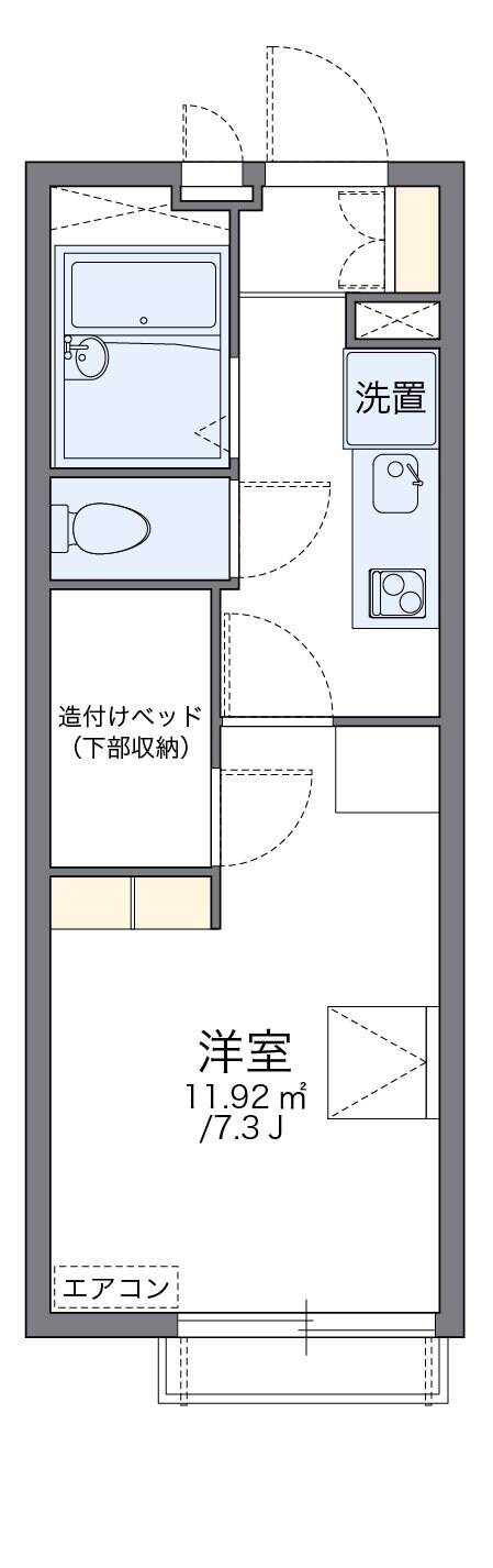 レオパレス新白岡の物件間取画像