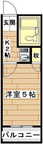 レオパレスKobayashiの物件間取画像