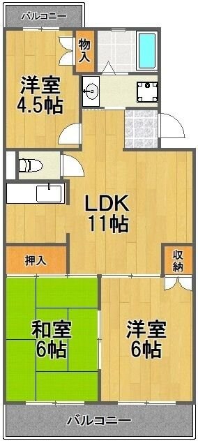 エーデルワイスの物件間取画像