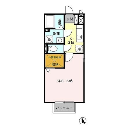 ドミールM日進の物件間取画像