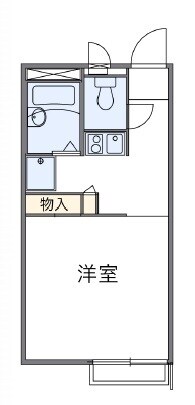 レオパレスヒルズM・S・Aの物件間取画像
