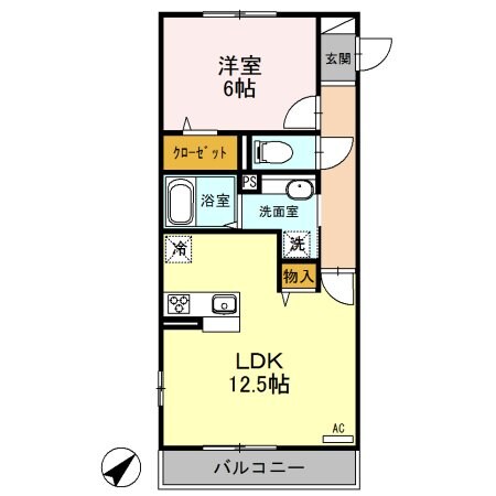 メテオールの物件間取画像