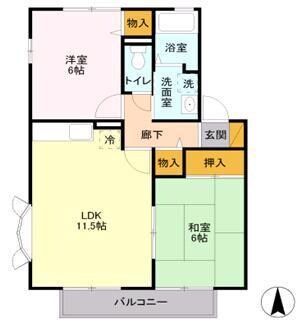 レジデンス大宮の物件間取画像