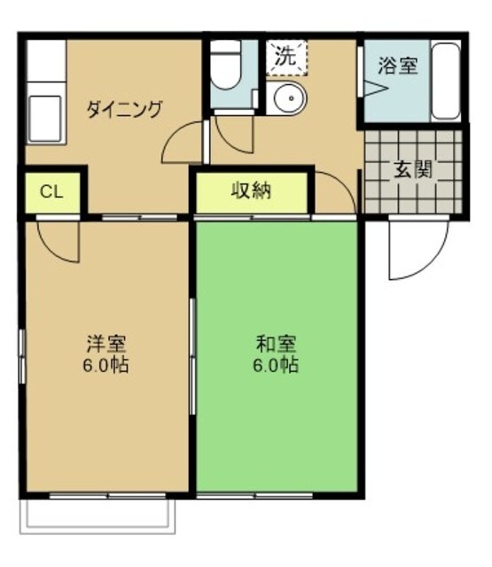 えふ・が~でんの物件間取画像