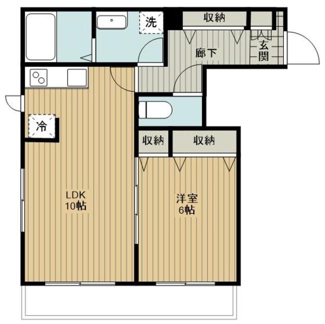 フォッサート・トレの物件間取画像