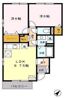 レガーロ Bの物件間取画像