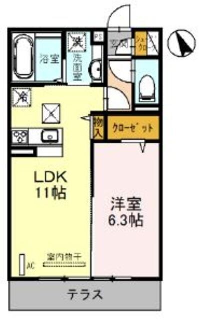 Seed 東大宮の物件間取画像