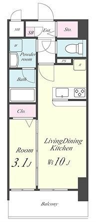 アン・ボルヌの物件間取画像