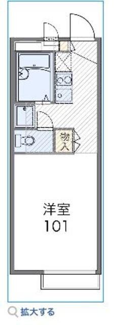 レオパレスベンデュールの物件間取画像