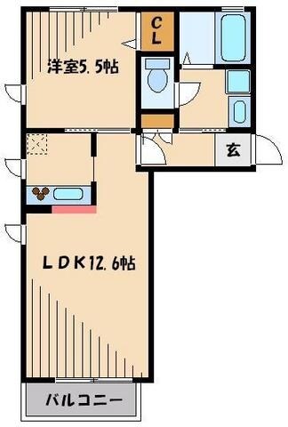 ガァルテンシュタットIIの物件間取画像