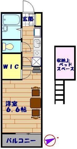 レオパレスメイローズの物件間取画像