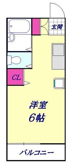 シャンテ新和の物件間取画像
