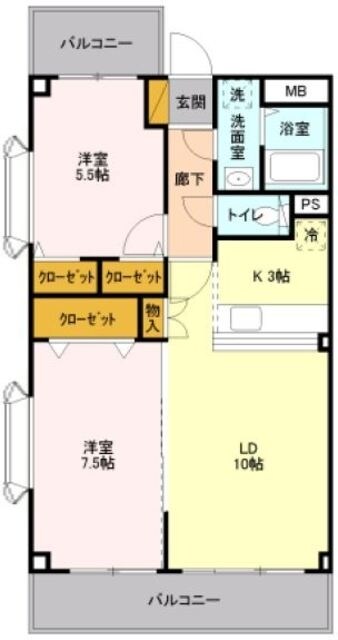 サンプレスの物件間取画像