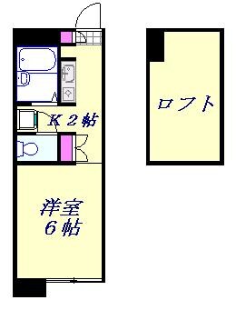 ヴィラ三橋の物件間取画像