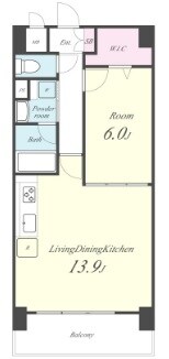 フリージアドットワイ(Freesia.Y)の物件間取画像