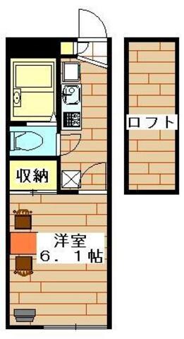 レオパレスセディアコートの物件間取画像