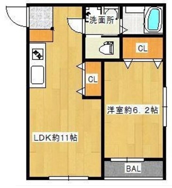 レジデンシア浦和皇山町の物件間取画像