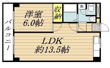 ファベール西浦和Iの物件間取画像