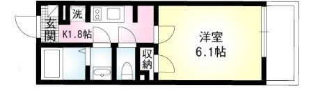 コンフォート桜木の物件間取画像