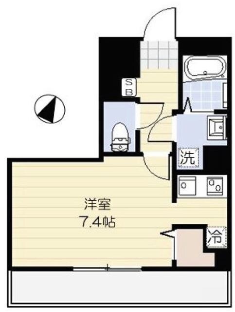 サンシエ大宮の物件間取画像