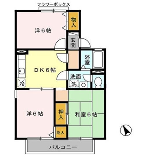 ドミールエムの物件間取画像