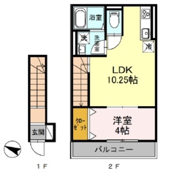 ボヌールKの物件間取画像