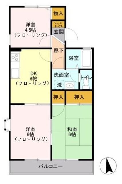 プレステージグランデ2の物件間取画像