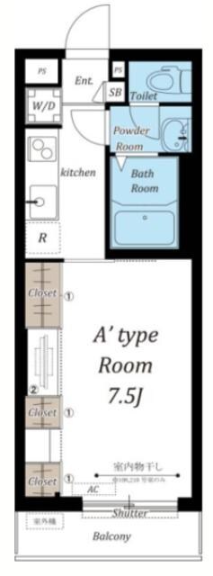 リブリ・鈴谷の物件間取画像