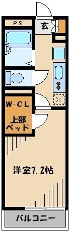 レオパレスアミティエの物件間取画像