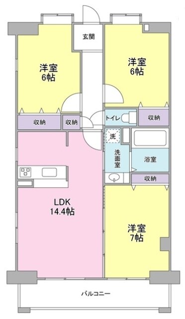 ガーデンコート浦和東の物件間取画像