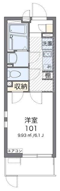 クレイノシャンスの物件間取画像