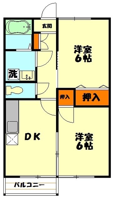 グランパティオの物件間取画像