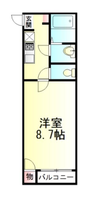 クレイノプレッツェモロの物件間取画像
