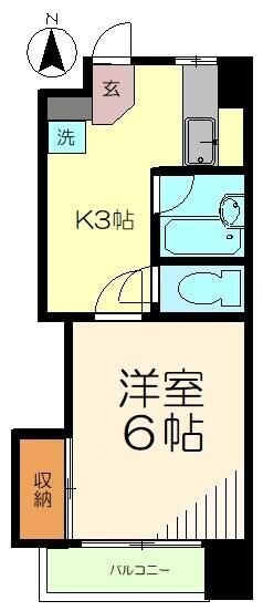 神星ビルの物件間取画像