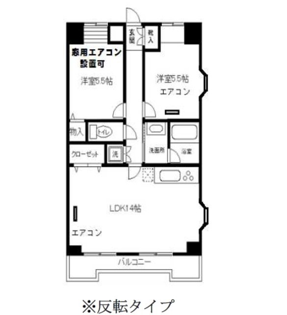 リンデンハイム赤塚の物件間取画像
