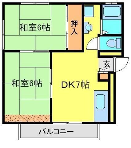 サンハイツの物件間取画像