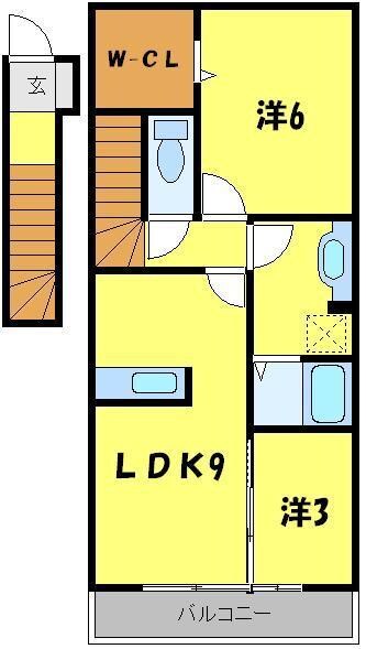 カメリア並木の物件間取画像