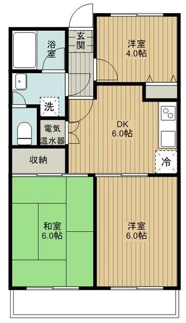 ニューライトマンションの物件間取画像