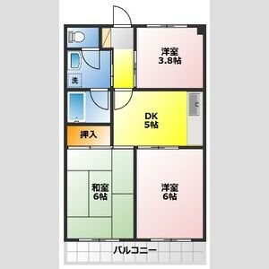 シャルルみずほの物件間取画像