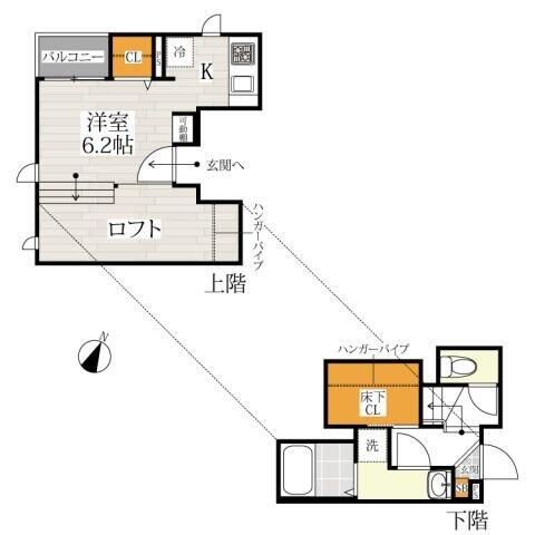 CB川越ジュアンの物件間取画像