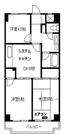 シャトーサンハイムの物件間取画像
