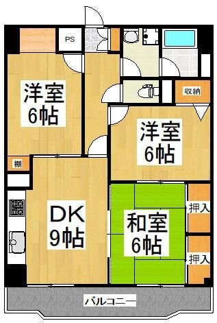 ピジョン田園の物件間取画像