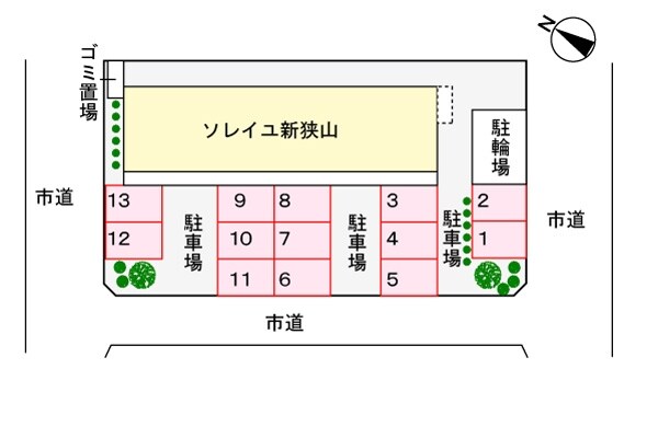 ソレイユ新狭山の物件内観写真