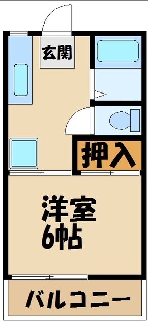 グリーンパレスの物件間取画像