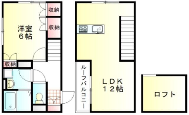 キラクハイツの物件間取画像