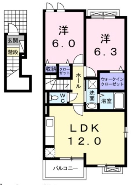 ミルメゾンS Iの物件間取画像