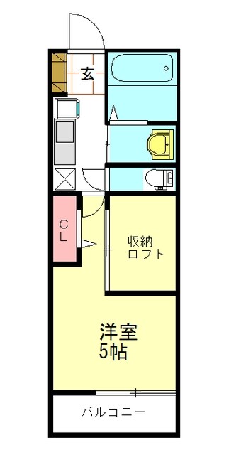 ヴィラージュの物件間取画像