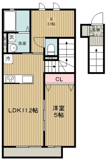 クレール狭山の物件間取画像