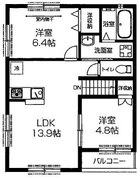 サリーレAの物件間取画像